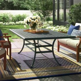 Rectangle Dining Table, Dark Lava Bronze