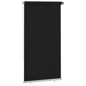 Outdoor Roller Blind 47.2"x90.6" Black