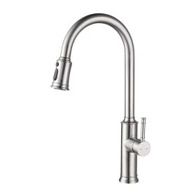 Kitchen Faucet with Pull Out Spraye (Color: as Pic)